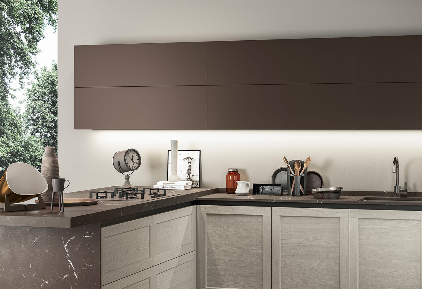 Cucina contemporanea componibile - AF Home Design