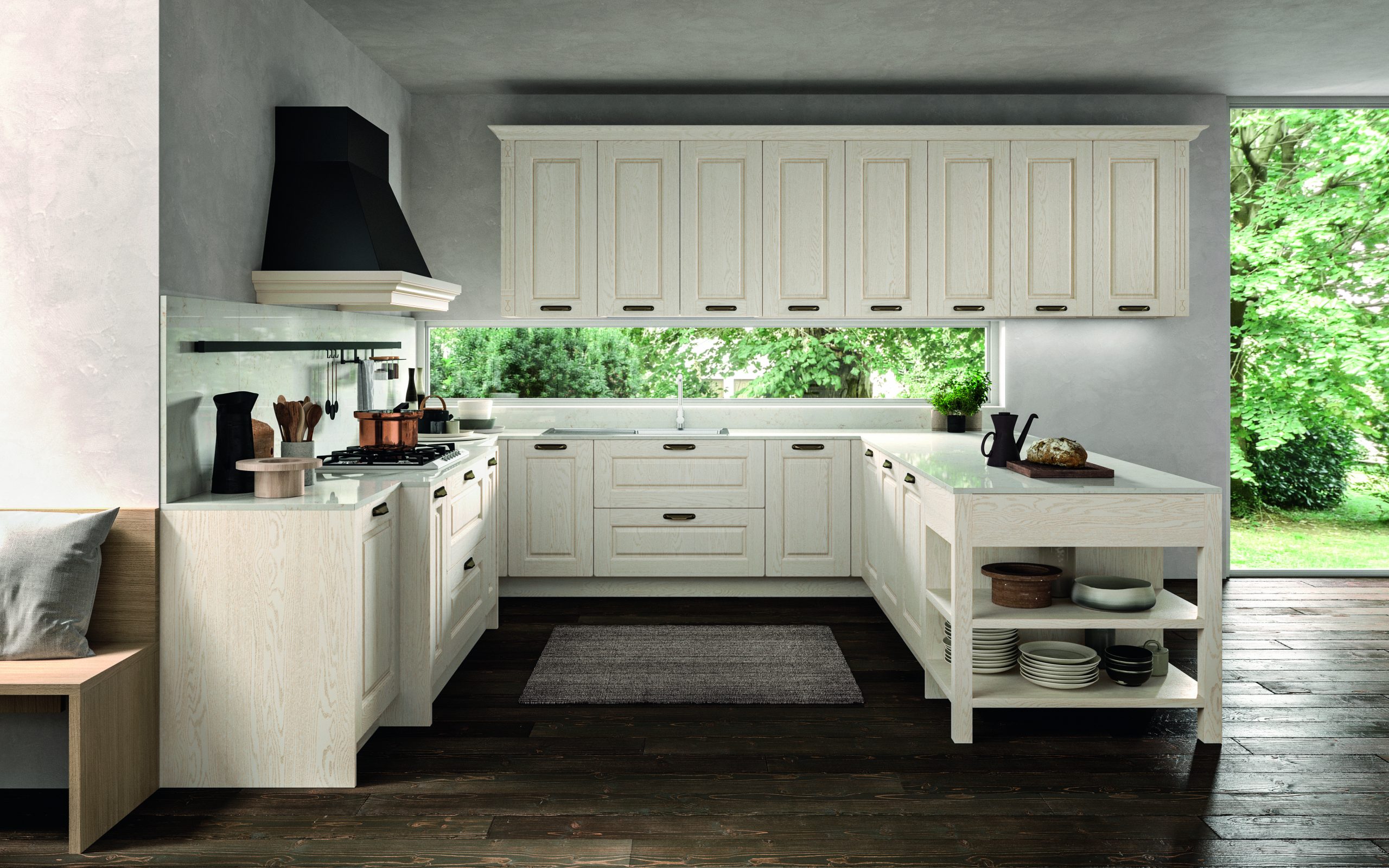Cucina classica ed elegante Verona - AF Home Design
