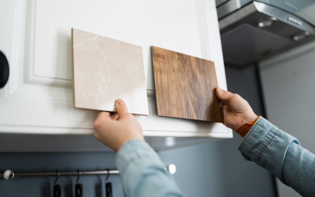 materiali cucine legno e marmo