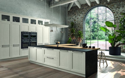 Crea la tua cucina classica con isola con AF Home Design